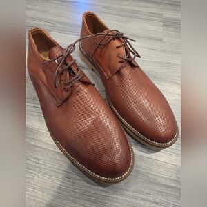 Men Italian Shoes Lightweight Leather Upper Oxford Lace Up Size 42/9US NEW